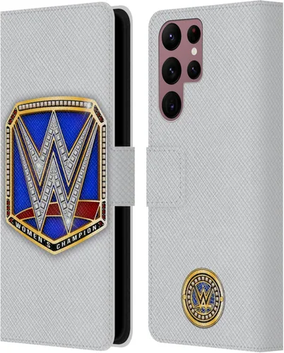 Vista 273 de Head Case Designs Officially Licensed WWE Cruiserweight Champion Title Belts Leather Wallet Case Compatible with Samsung Galaxy A07 4G Campeón