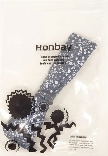 Vista 7 de Honbay - Juego de cubiertos de bambú de 3 piezas de estilo japonés creativo, ecológico, utensilios reutilizables con una bolsa retro