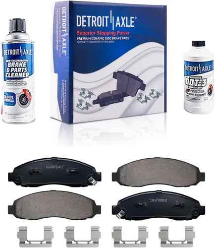 Vista 121 de Detroit Axle - Pastillas de freno traseras para Toyota Prius 2012-2015 Prius Plug-In 2017-2018 Corolla iM 2016 Sion iM 2011-2017 Lexus CT200h