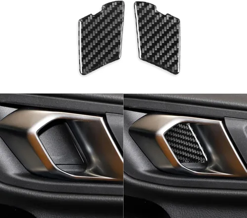 Vista 17 de Adhesivo de Fibra de Carbono Premium Real para Ventana de Coche, Pilar A, Panel Triangular, Anticolisión, Compatible con Toyota Supra GR A90 A91 MK5
