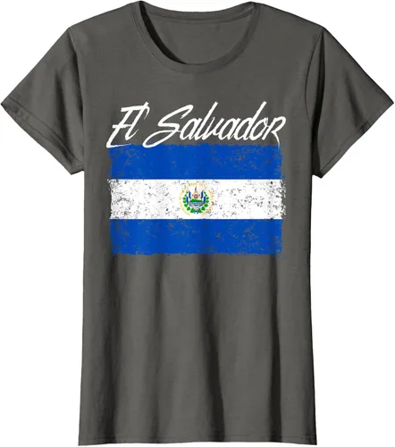 Vista 9 de Camiseta Salvadoreña Bandera El Salvador