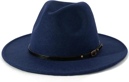 Vista 68 de Lisianthus - Sombrero con cinta con hebilla de ajuste, para mujer, modelo Fedora