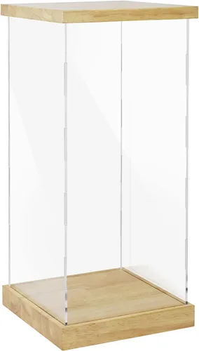 Vista 43 de Vitrina de acrílico transparente para trofeos, coleccionables, caja de exhibición de cubo de montaje, soporte de protección a prueba de polvo