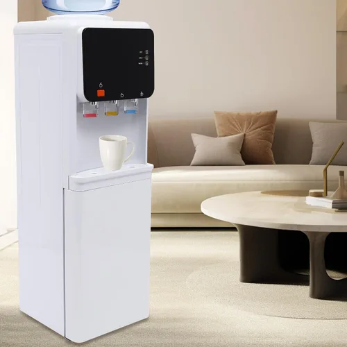 Vista 8 de Top Loading - Dispensador de enfriador de agua para botellas de 1 a 4 galones, dispensador eléctrico de frío y calor con 3 temperaturas y bloqueo
