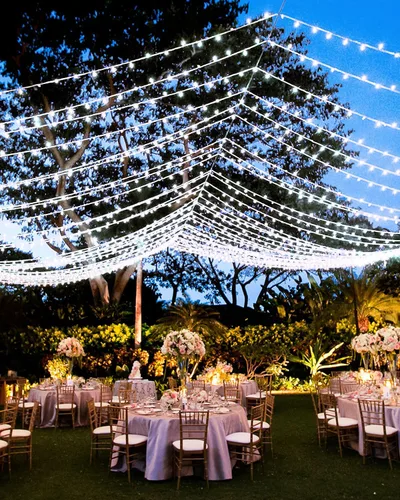 Vista 8 de 380 luces LED de Navidad de 125 pies, guirnalda de luces para exteriores, impermeables, temporizador y memoria, 8 modos regulables, para árbol