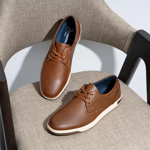 Vista 7 de Jousen Tenis informales a la moda para hombre