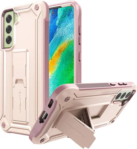 Vista 19 de URBANITE Funda protectora resistente a prueba de golpes para Samsung Galaxy S21 FE 5G, de grado militar, con protector de pantalla y soporte