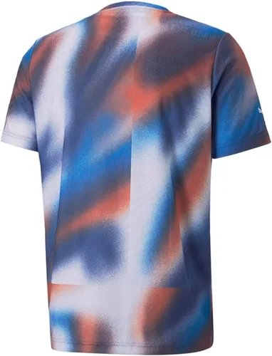 Vista 2 de PUMA Hombres BMW MMS Statement Graphic Crew Cuello Manga Corta Atlético Casual Tops - Blanco