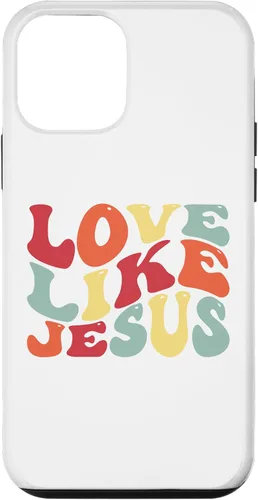 Vista 16 de Funda bíblica cristiana para iPhone 12 Pro Max Love Like Jesus