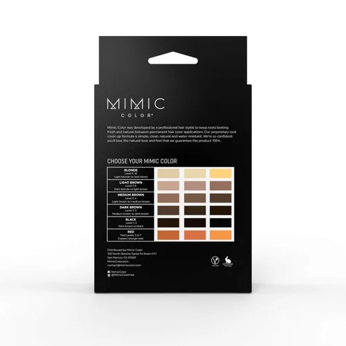 Vista 2 de Corrector de cabello gris para retoque de raíz, cobertura de raíces marrón claro