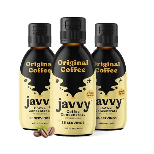 Vista 15 de Javy Coffee Concentrado - Café frío preparado, perfecto para café helado instantáneo, café frío y café caliente, paquete de 2 - Original descafeinado