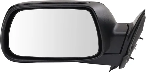 Vista 68 de TRQ Espejo plegable con calefacción eléctrica del lado del conductor con indicador de punto ciego pintura a juego negro liso compatible con Kia