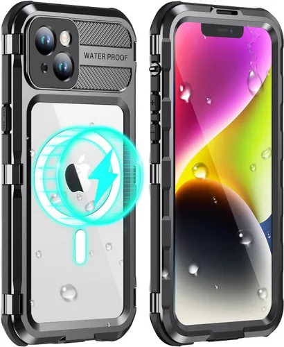 Vista 15 de WIFORT Funda impermeable para iPhone 13 Pro, cuerpo completo de metal 360 [IP68 a prueba de agua] [protector de pantalla integrado]
