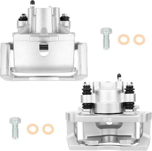 Vista 10 de SCITOO 18B5055 18B5054 Conjunto de pinzas de freno de disco con soporte para Chrysler Aspen 07-09, para Dodge Dakota/para Durango, para Dodge Ram