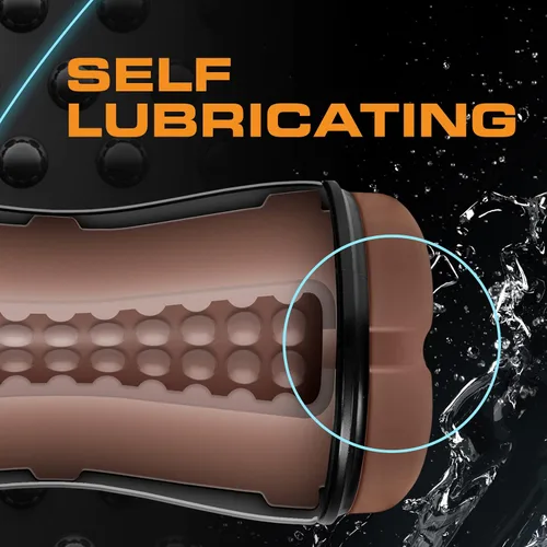 Vista 6 de Blush Coverboy The Mechanic 7.5" Masturbador masculino para bolsillo - Estimulador de autolubricación para hombres - Funda anal de textura ajustada