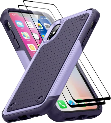 Vista 255 de Jeylly Funda para iPhone SE/Funda para iPhone 5S, Exterior de Plástico Duro que Absorbe Golpes + Interior de Silicona de Goma Defensor contra
