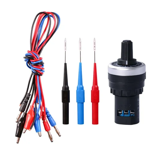 Vista 3 de MagiDeal Probador de circuito de automóvil automático, sensor de resistencia, simulador de herramienta, generador analógico, material premium