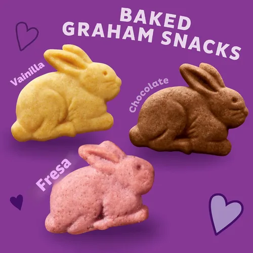 Vista 3 de Annie's Organic Bunny Grahams Snacks, napolitano, 7.5 onzas