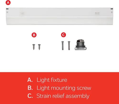 Vista 5 de UltraPro Luces cableadas para debajo del gabinete de 12 pulgadas, 3 ajustes de color, 2700 K/4000 K/5000 K, blanco cálido, blanco frío y luz diurna