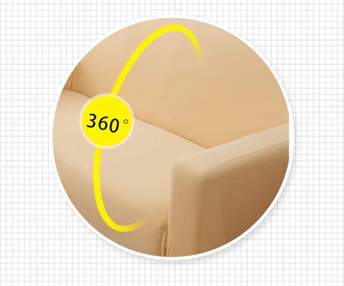 Vista 3 de IMYOGI Fundas de sofá de alta elasticidad, funda de sofá de alta elasticidad, fundas de sofá de alta elasticidad, lavables a máquina, color liso