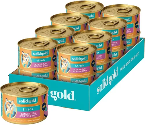 Vista 43 de Solid Gold Comida Húmeda Paté Sabor Festín - Paquete de Muestra de 3 Unidades - Comida enlatada para gatos hecha con pollo real - Sin granos