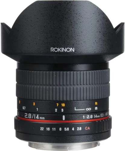 Vista 10 de Lente ultra de gran angular Rokinon – 14 mm F2.8