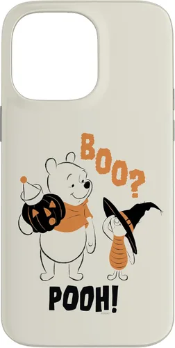 Vista 21 de iPhone 16 Disney Winnie the Pooh Boo Pooh Funda de Halloween