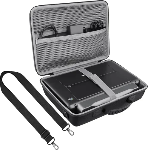 Vista 10 de co2CREA Estuche de viaje rígido de repuesto para Canon PIXMA TR160 / TR150 / iP110 Impresora portátil inalámbrica (Estuche negro completo)