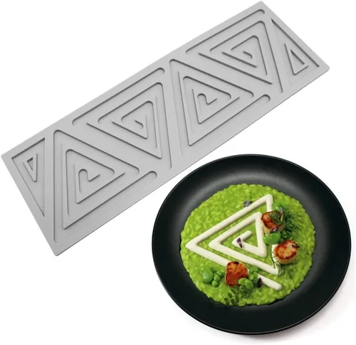Vista 10 de Molde de silicona hueco en forma de corazón de amor, moldes de encaje de hojas de árbol, molde de fondant de caramelo de chocolate, molde de fondant