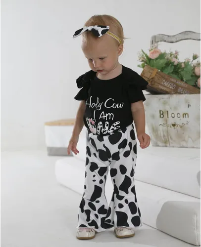 Vista 30 de Traje de primer cumpleaños para niña - Holy Cow I'm One