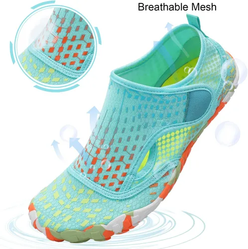 Vista 2 de Zapatos de agua para natación, para mujereshombres, de secado rápido, para playa, senderismo, buceo, navegación, río, deportes acuáticos al aire