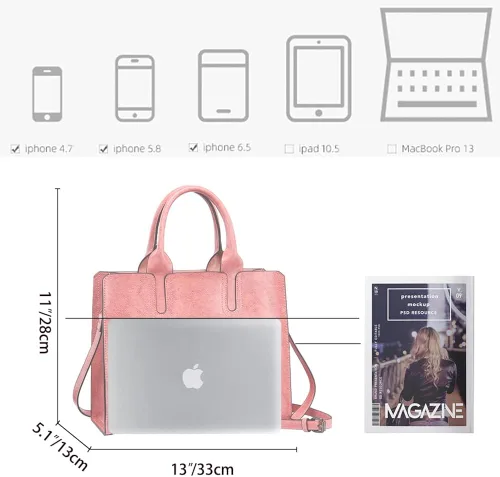 Vista 3 de Xiazuo Bolsos Hobo para mujer, bolso cuadrado de piel sintética para mujer, con correa ajustable