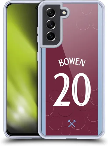 Vista 100 de Head Case Designs Officially Licensed West Ham United FC James Ward-Prowse 2023/24 Players Home Kit Gel Case [Military Grade Protection] Compatible