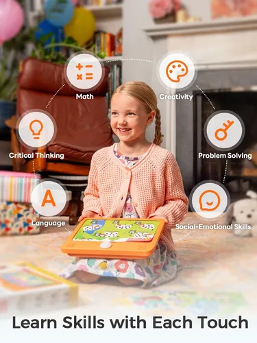 Vista 8 de Think Academy Tableta de Aprendizaje Electrónica Interactiva - Sistema de Aprendizaje de Lectura con Páginas de Sonido, Tarjetas para Alfabeto