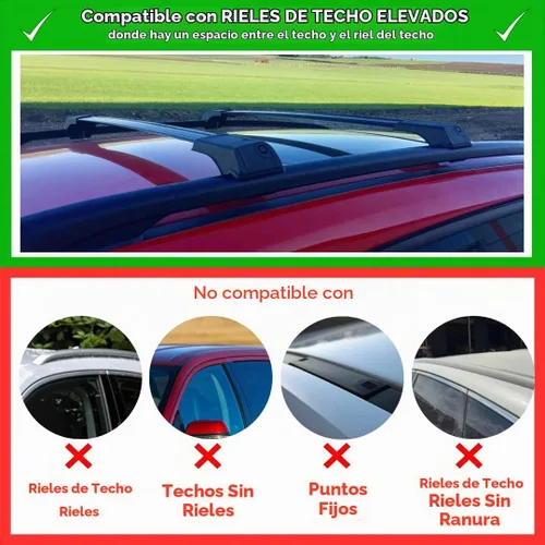 Vista 3 de ERKUL Barras transversales de techo para Jeep Grand Cherokee 2005-2010 Barras transversales de aluminio con bloqueo antirrobo para techo Negro