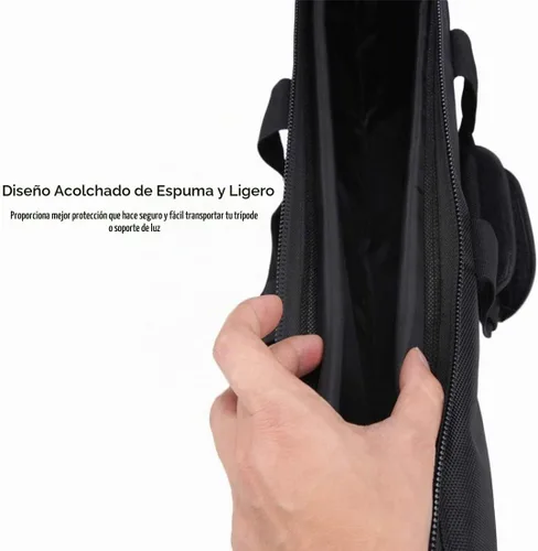 Vista 8 de Meking Bolsa de transporte acolchada de 39 pulgadas para trípode