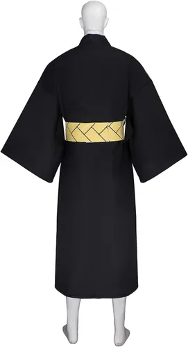 Vista 7 de Disfraz de anime para cosplay Ubuyashiki Kagaya kimono conjunto completo