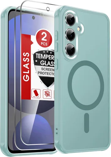 Vista 32 de LeYi Funda para teléfono Samsung-S23: protector de pantalla e imán MagSafe Púrpura