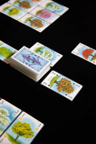 Vista 2 de Renegade Game Studios Juego de cartas de estrategia Arboretum que desafía a 2-4 jugadores de 8 años en adelante a crear el jardín más hermoso