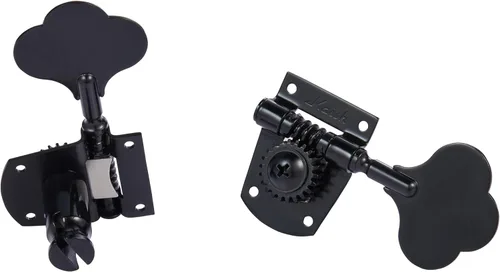 Vista 4 de Cloverleaf 2x Derecha/2x Izquierda 2R2L Afinadores de Guitarra de Bajo Cabezales de Máquina de Afinación de Bajo Clavijas de Afinación de Bajo