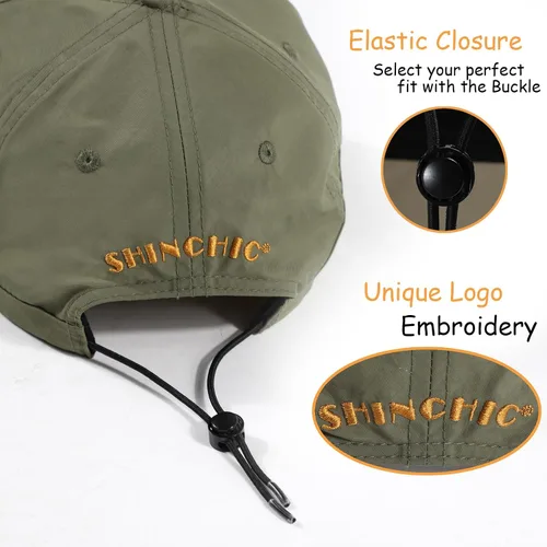 Vista 31 de Gorra de béisbol impermeable para hombre, sombrero de lluvia plegable para correr al aire libre, sombrero de pesca solar