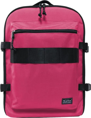 Vista 20 de Mochila de viaje ligera para senderismo, mochila para laptop, 17L de mano para artículos personales, bolsa de fin de semana, unisex, todo negro