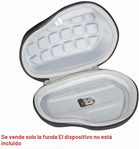 Vista 3 de Estuche de viaje rígido Hermitshell para ratón inalámbrico Logitech MX Master 4 / MX Master 3 / MX Master 3S Advanced - Versión de actualización 2.0
