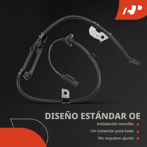 Vista 6 de A-Premium Sensor de velocidad de rueda ABS trasero derecho
