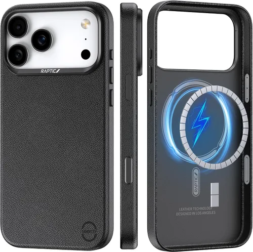 Vista 9 de RAPTIC Shield para iPhone 13 Pro, funda protectora transparente a prueba de golpes, prueba de caídas militares de 10 pies, marco de aluminio