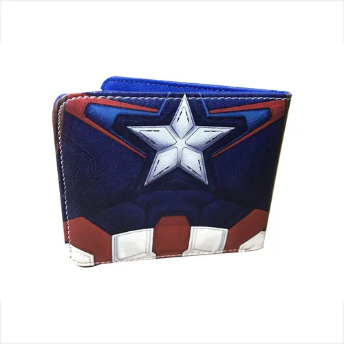 Vista 3 de Cartera bifold de PVC de carácter superhéroe, billetera, M, Estilo E