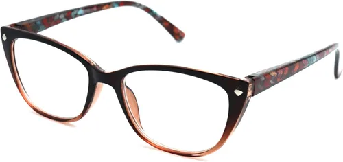 Vista 7 de ColorViper - Lentes de lectura clásicos estilo ojo de gato para mujer