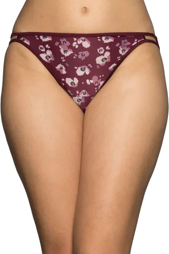 Vista 92 de Vanity Fair Bragas de bikini con tira para mujer, Illumination, con elástico sedoso y ribete de satén Paquete de 3 Negro (Midnight Black)