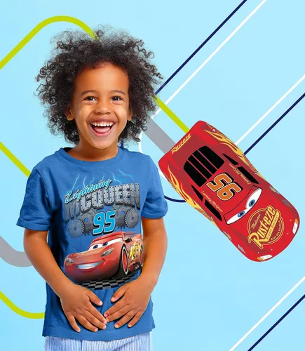 Vista 6 de Disney Camiseta gráfica Cars Lightning McQueen Pixar (juegos) Tow Mater Doc Cruz Finn Outfit Tee Niños Cumpleaños Ropa para niños