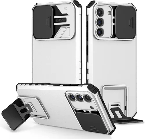 Vista 19 de Funda compatible con Samsung Galaxy M13 5G/A04 Dimensional Soporte Ventana Corredera Teléfono Móvil Funda Protectora a Prueba de Golpes para Samsung